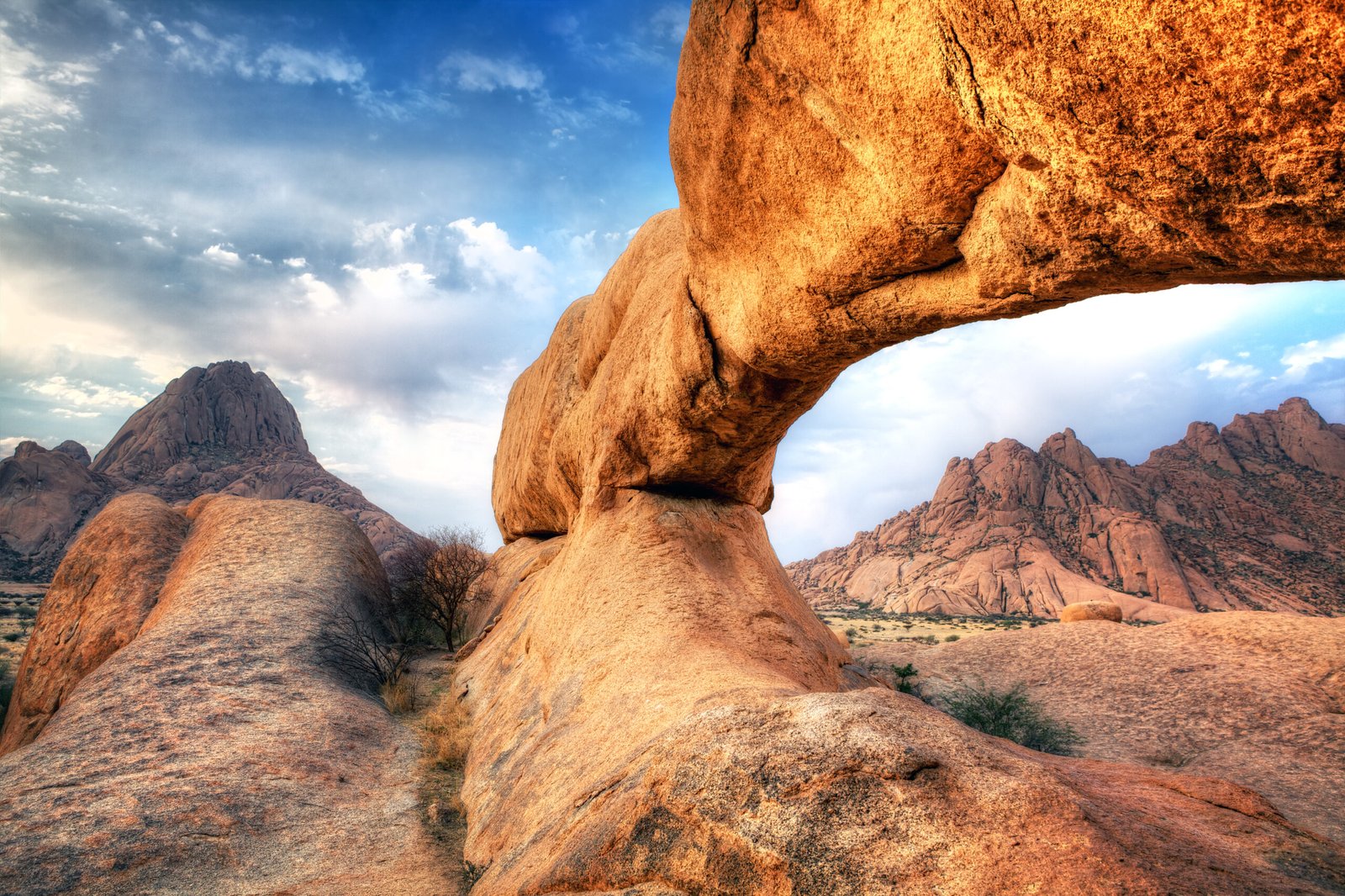 Sunset at the Bridge, Spitzkoppe, Namibia
